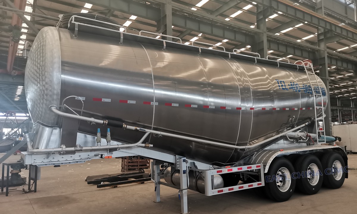 Aluminium dry bulk cement trailer Aluminium dry bulk cement trailer