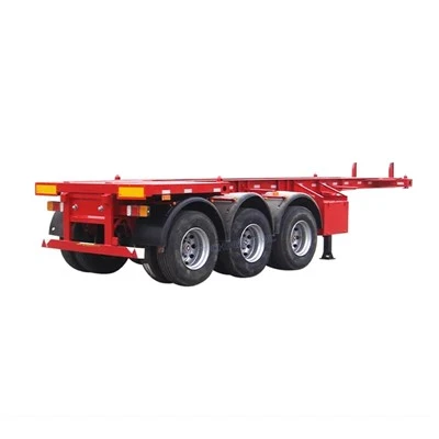 20FT/40FT kilè eskèlèt Semi trelè