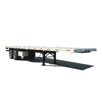 Container Flatbed semi trelè